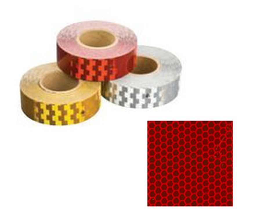 [D12714] Marquage camion Avery 50mm x 50m rouge, 1 rouleau