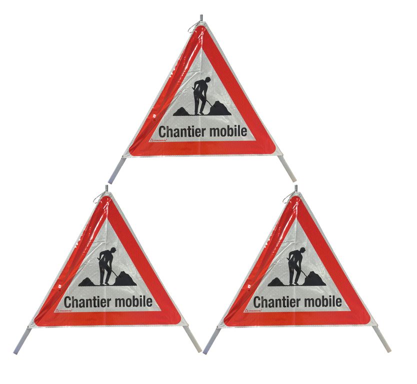 Triopan signal pliante 70 cm