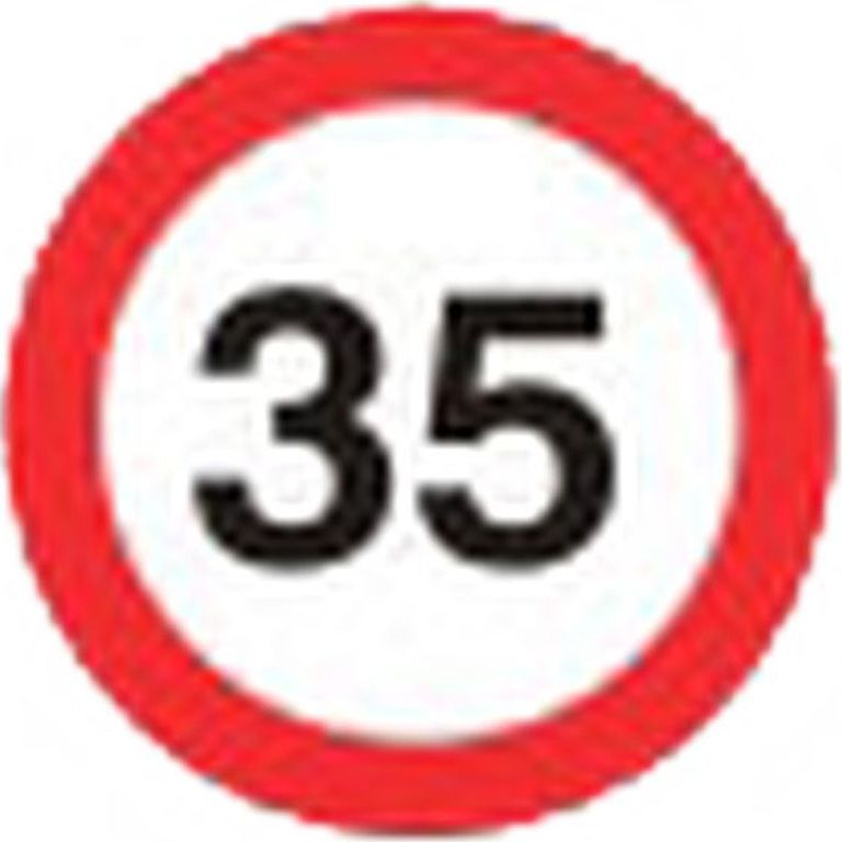 [41.035] 35 km/h-autocollant, Ø 200mm