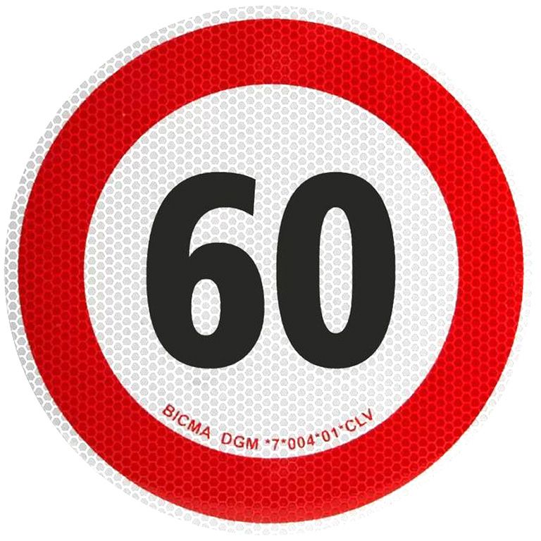 [41.061] Folie selbstklebend 60 km/h voll reflektierend