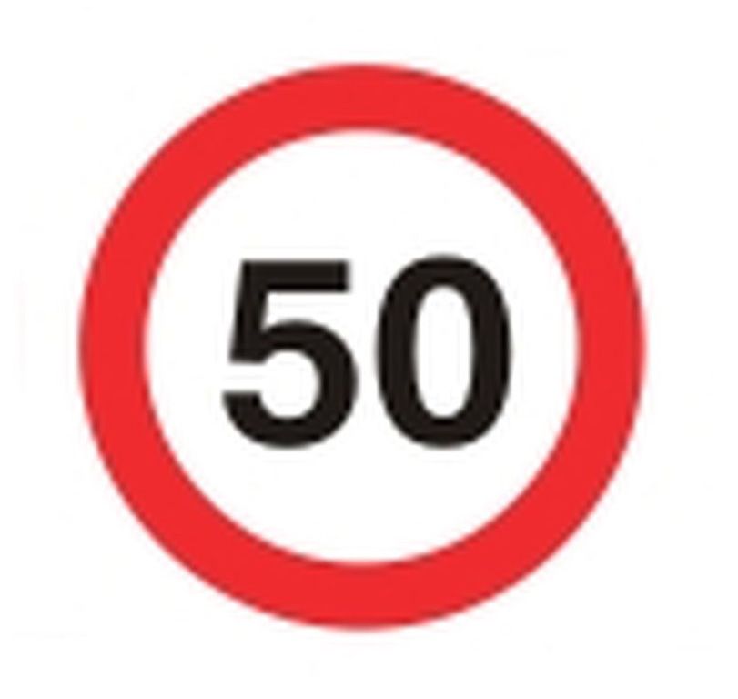[41.150] Folie 50 km/h  Ø 100mm