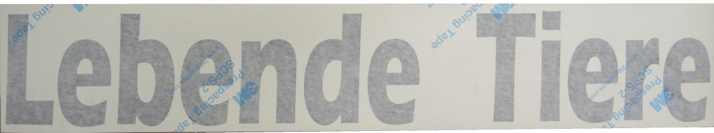 [003000402] Autocollant "Lebende Tiere"