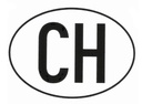 CH - plaque autocollant, 175 x 115mm