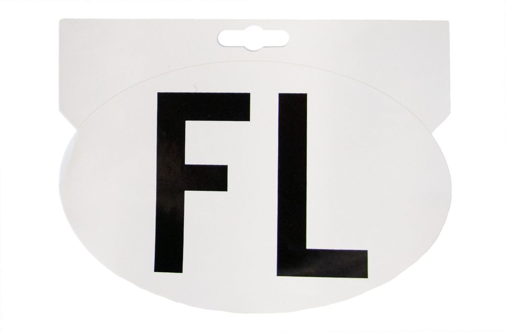 FL- Schild selbstklebend, für PKW 175 x 115mm
