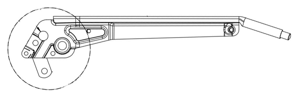 Handbremshebel Goett 549 G2 - 20/D