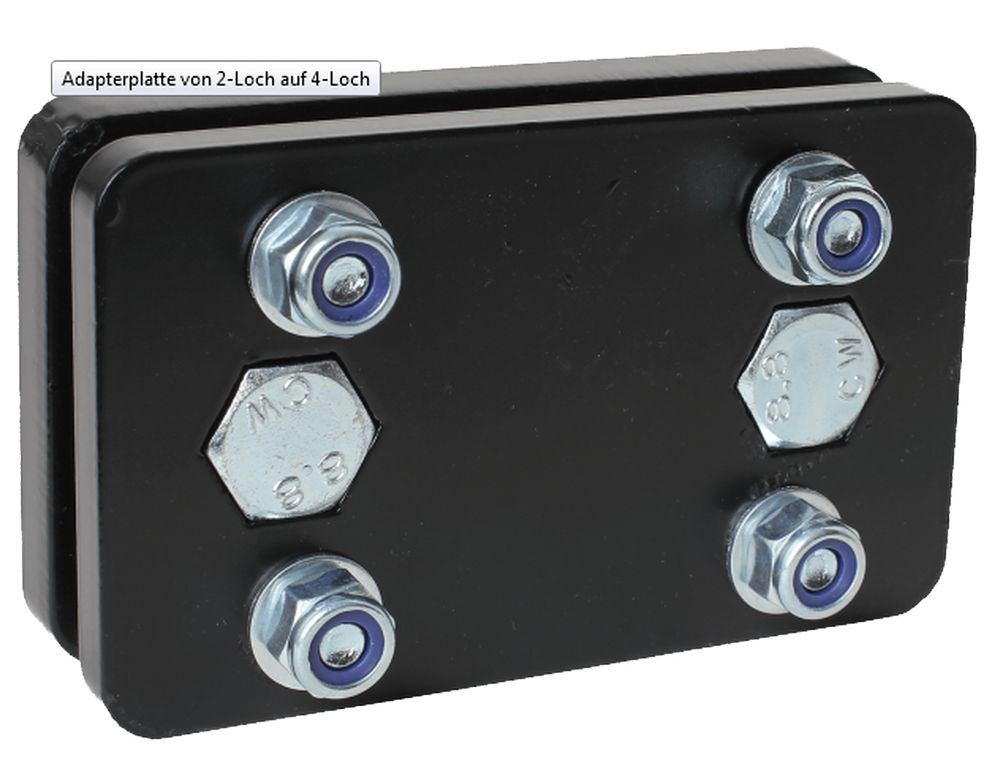 [116120] Plaque adapteur 2-trous sur 4-trous