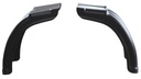 Demi-garde boue 2-pce. 1 pair plastique