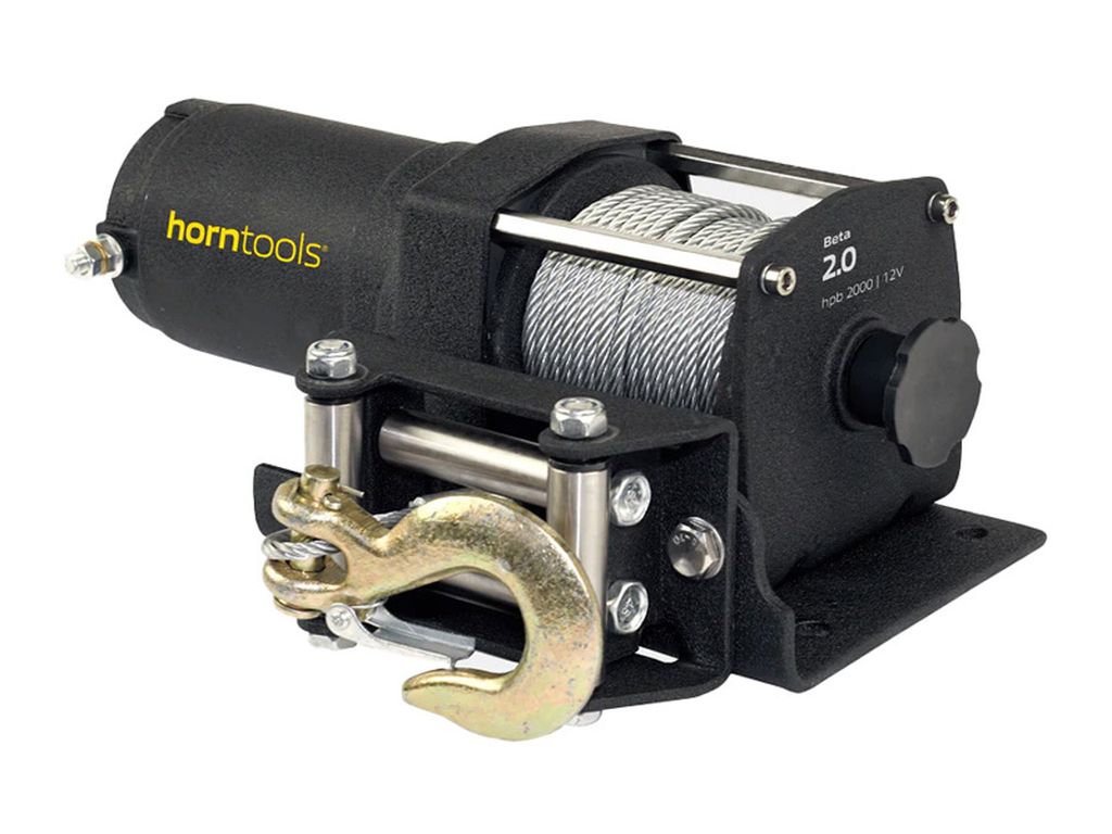 Elektroseilwinde 24V   907kg  Zugkraft