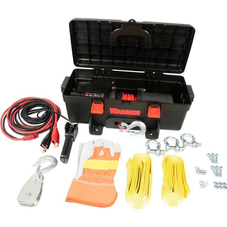 [5102455F] Mobile Seilwinde, 12V, Zugkraft 1814 kg