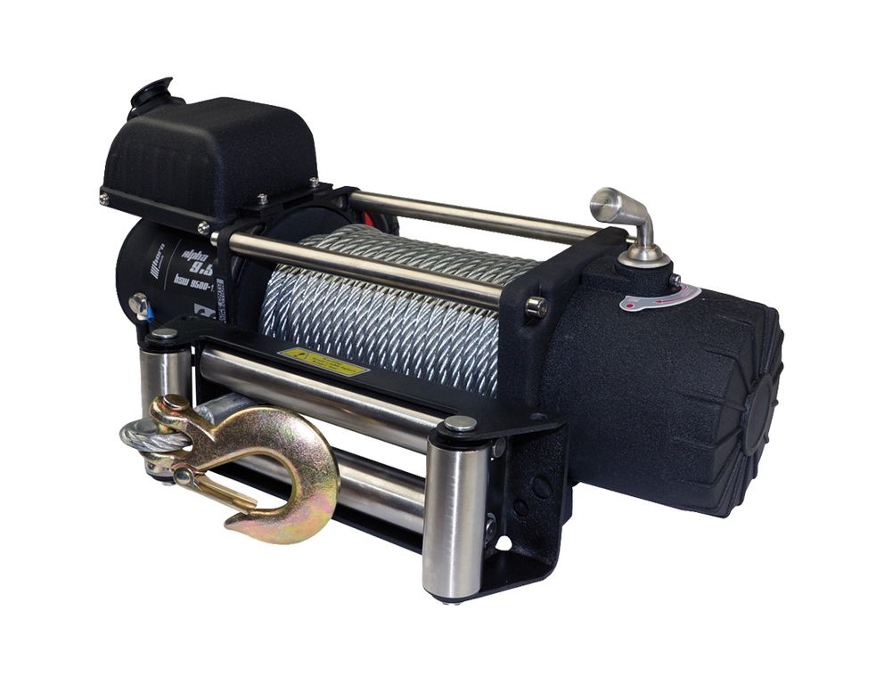 Elektroseilwinde 24V 5443kg  Zugkraft
