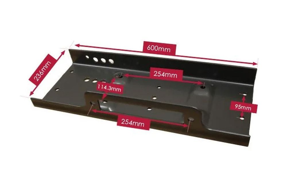 Montageplatte zu Elektroseilwinde