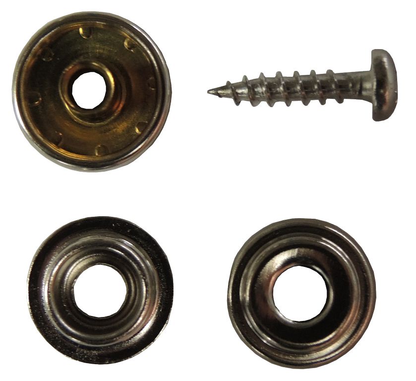 [020010232] Druckknopf 4-teilig Messing