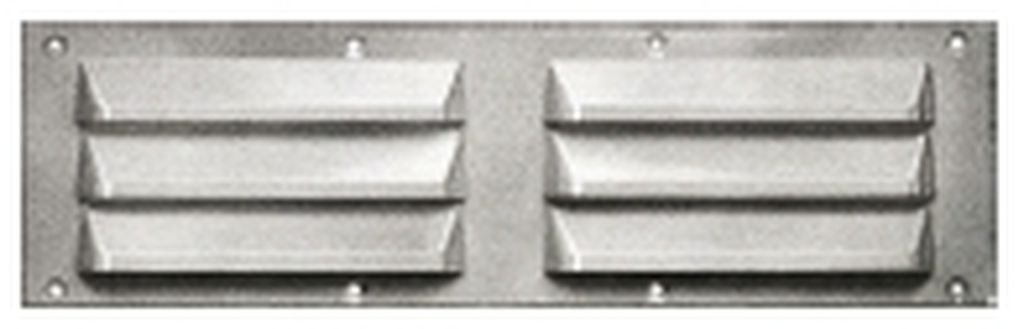 [412527001] Grille d'aération à ouïes 250 x 70