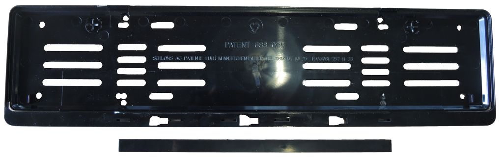 Support plaque d'immatriculation, horizontal