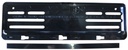 Kennzeichenhalter, mit Werbeschild neutral