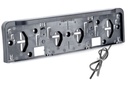 Support de plaque d'immatriculation LED KZL, 12/24 V