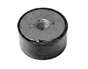 Butoir caoutchouc-métal hauteur 20mm, Ø40mm