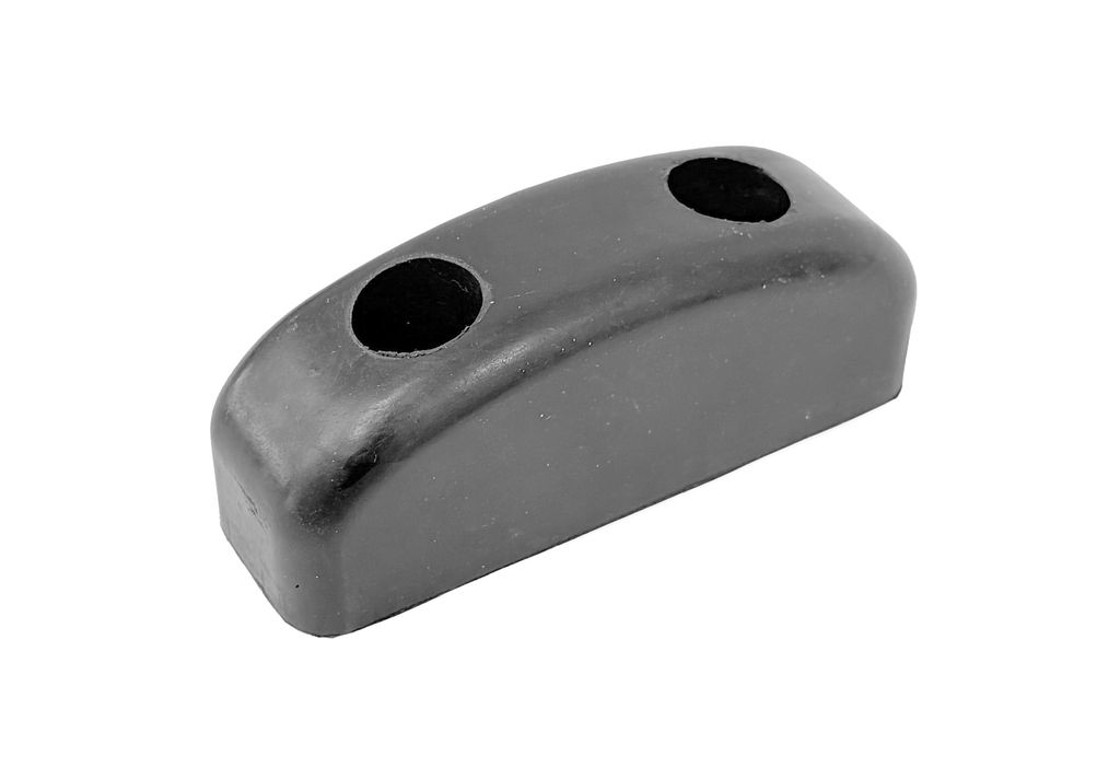 [140355] Gummi Rammpuff schwarz L 125 B 40 H 45mm
