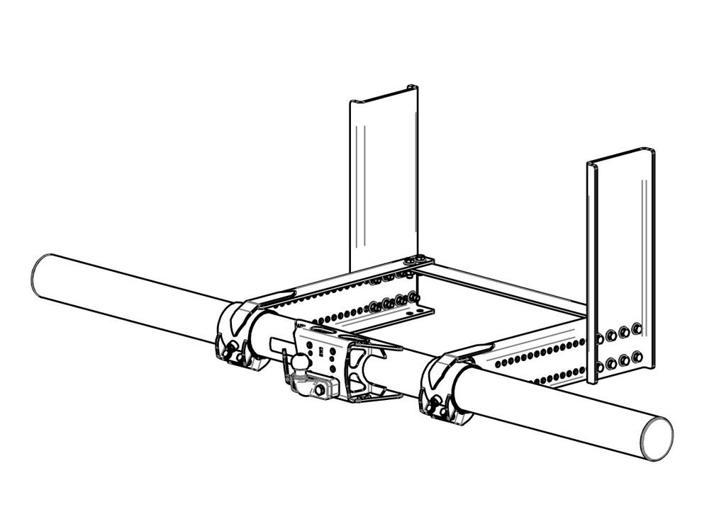 Barre anti-encastrement WAP WUF 180 SLE-ST-ZKK, A2-3