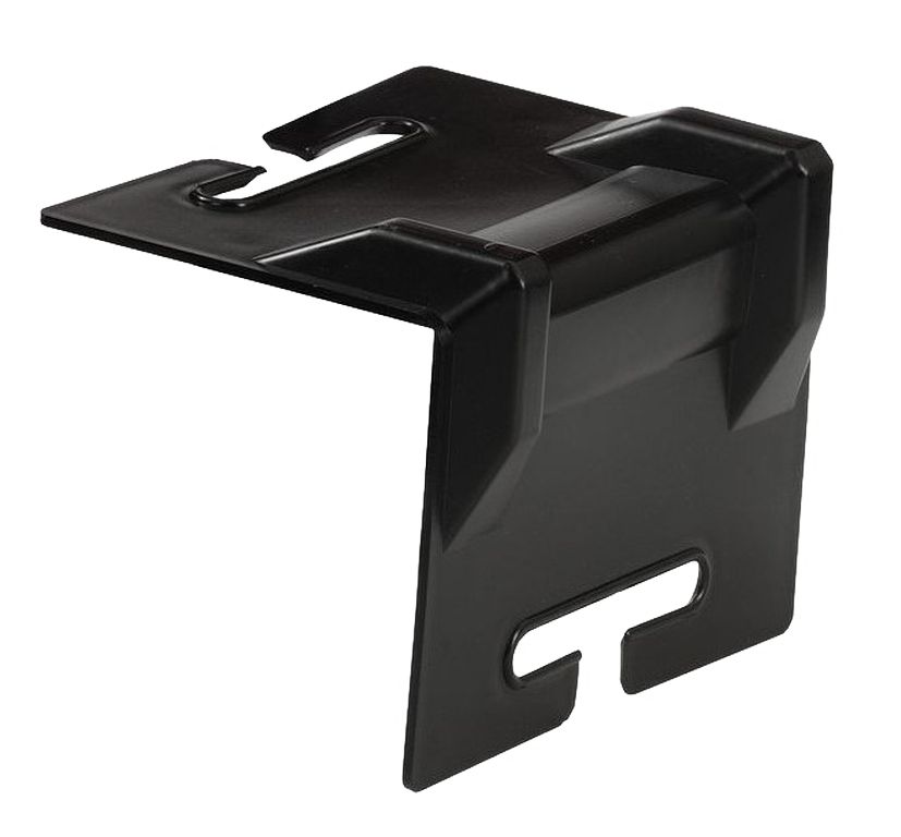 [013000337] Cornière de protection, plastique noir