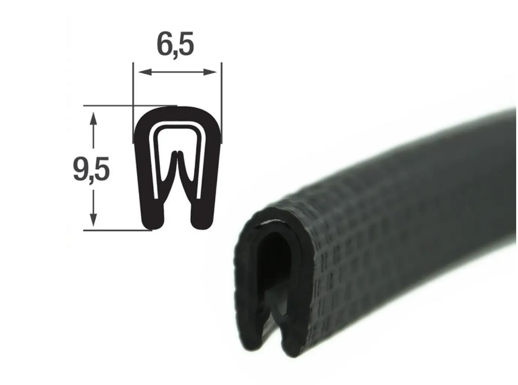 Kantenschutzprofil, Klemmbereich 1-2 mm