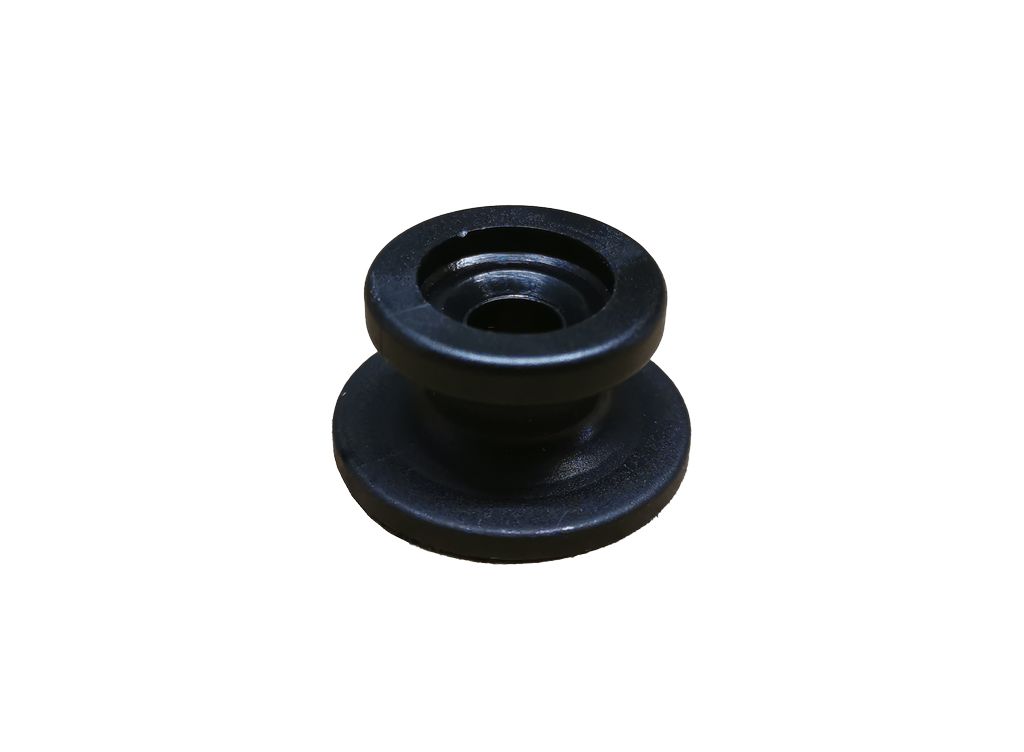 [020010253] Bouton rond plastique, 1 pce.