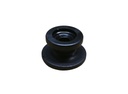 Bouton rond plastique, 1 pce.