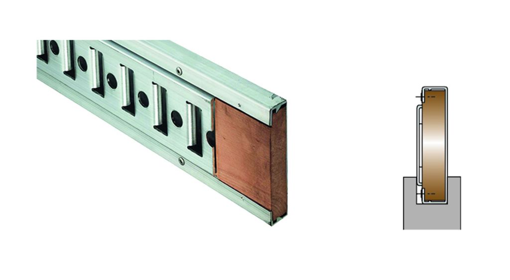 [013011060] Latte d'arrimage combi alu 120 x 25mm anodisée