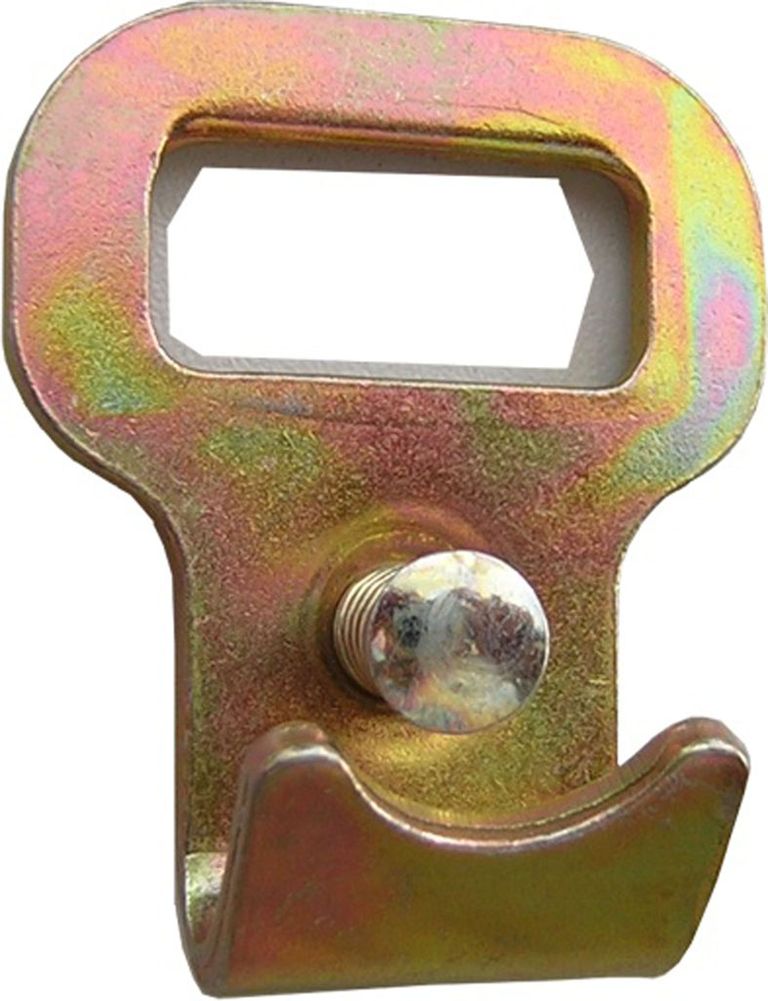 [013011003] Flachhaken lose 25mm mit Sicherung