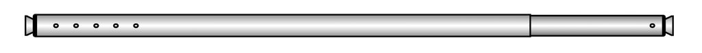 [416952001] Sperrstange Alu 2250-2650mm