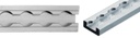 Rail airline alu carré L 34.5 anodisé