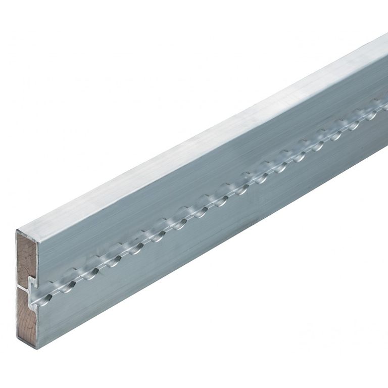 Latte d'arrimage airline alu 120 x 25mm anodisée