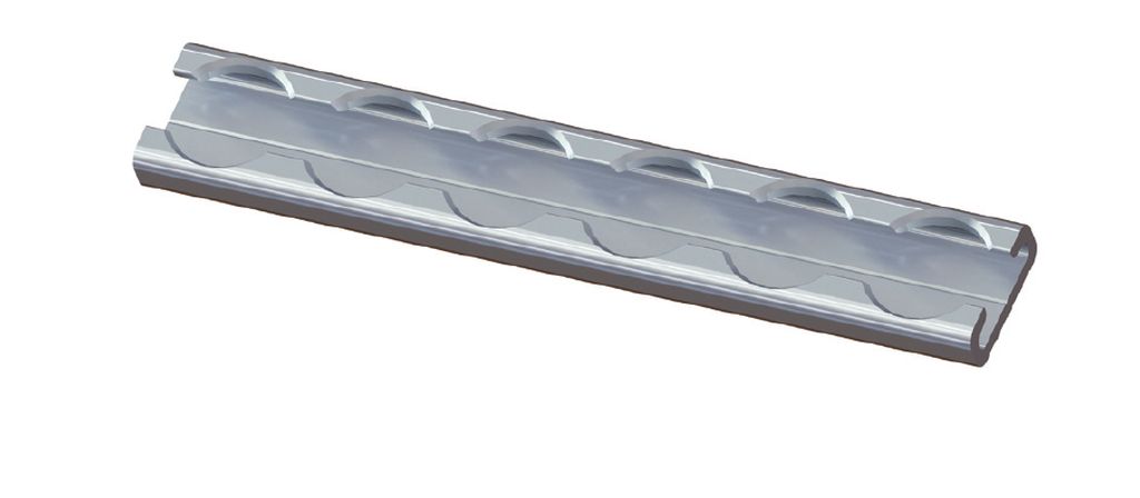 Rail airline alu carré L 25 version slim