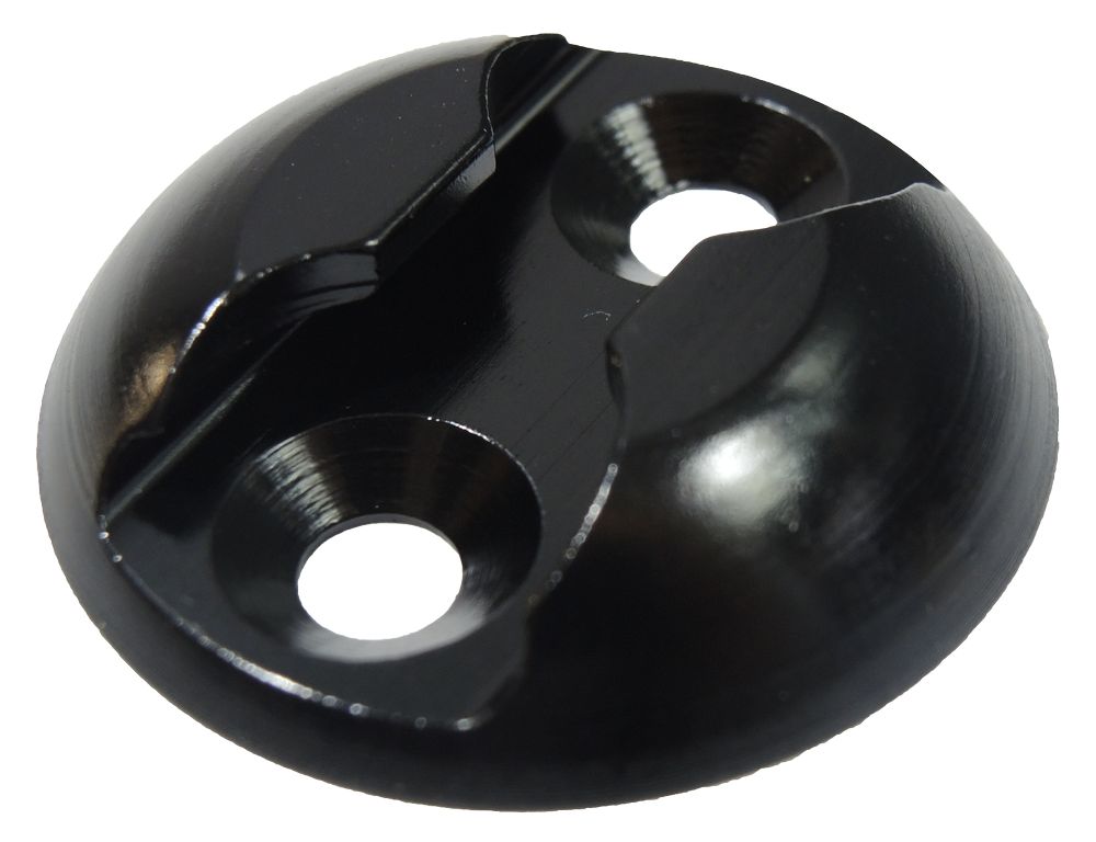 [013010068S] Airlinezurrpunkt, Alu rund Ø 45mm schwarz