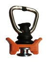 Ferrure rail airline anneau, orange