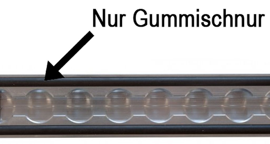 Gummischnur 6mm schwarz