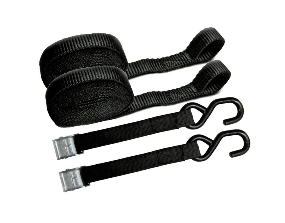 [901210] Sangle d'arrimage LC 125daN, crochet S, élastique, boucle de serrage