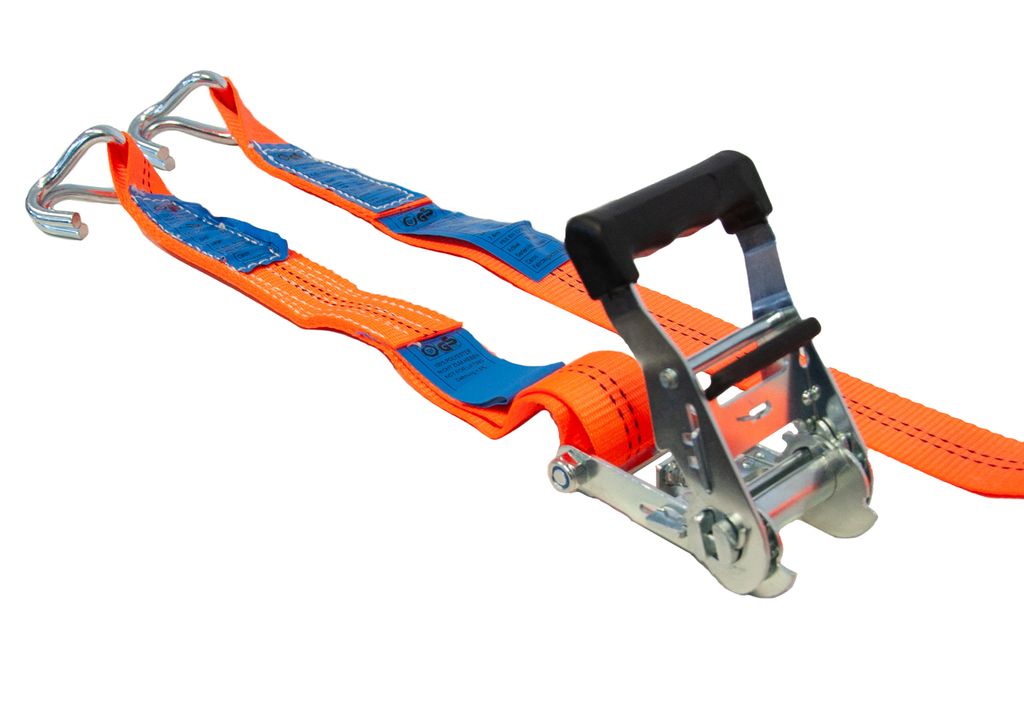 [901309] Zurrgurt LC 1000daN, Spitzhaken 8m (orange)