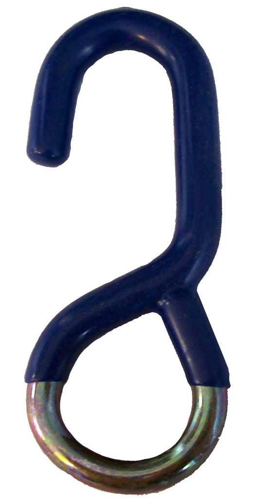 [013011002] S-Haken mit PVC-Schutz für 25mm Gurt