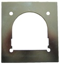 Zurrmulde - Gegenplatte 132 x142 x 2.5