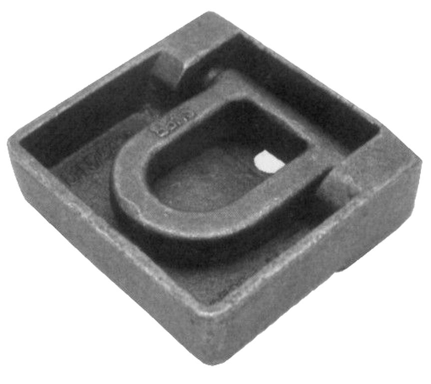 [409254001] Zurrmulde 2500 daN, 95 x 90 x 30 mm