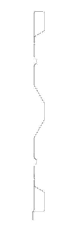 [093A0-4500] Stahlbordwand Typ HVAK 600