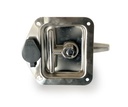 Serrure coffre Nirosta 124 x 121 x 19mm