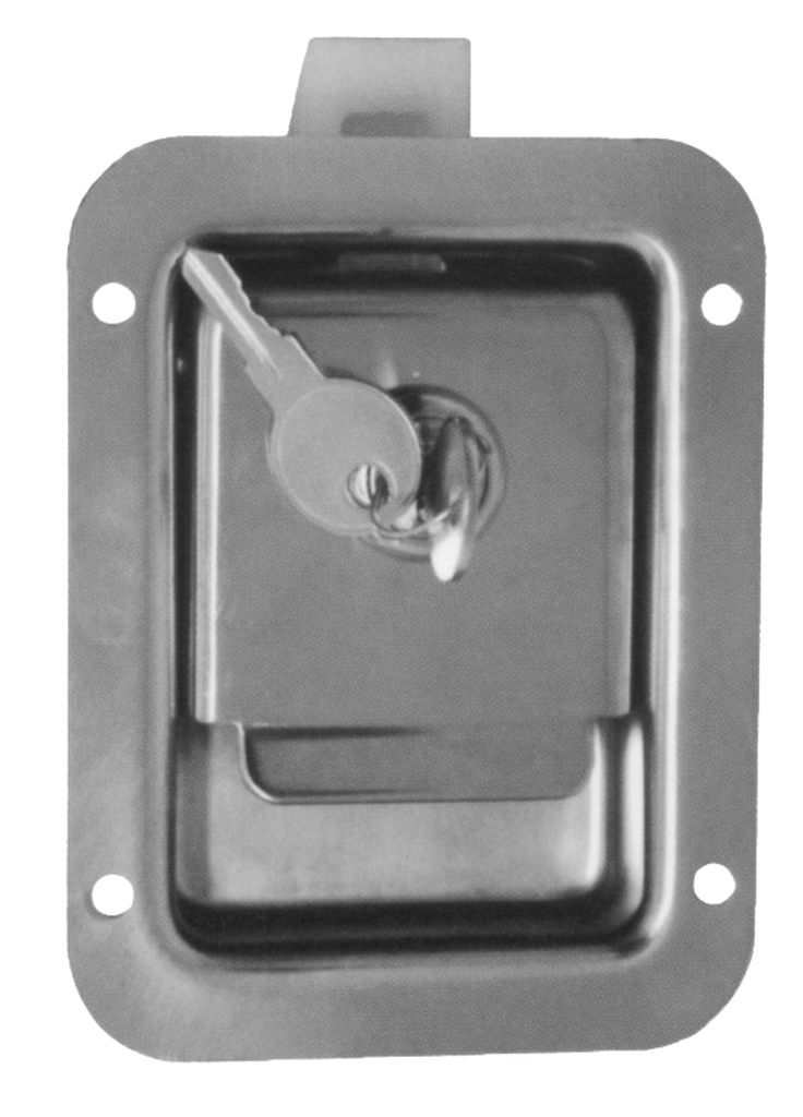[408062001] Serrure coffre Nirosta 146 x 114 x 23.5mm