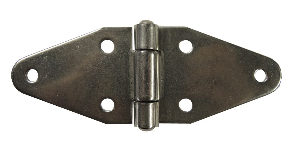 [008000225] Charnière L 140  L 70mm, Nirosta, roulé