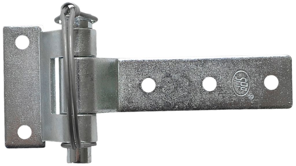 Scharnier L 140  B 25/60  H 20.5mm verz.