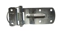 Charnière L 148  B 61  H 20.5mm zingué courbé