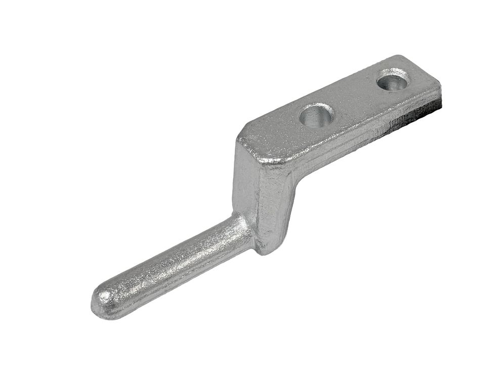 Axe de charnière L 127 mm, axe L 52 mm, Ø 12 mm