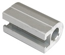 Coussinet charnière L  50  L 25  Ø 13mm aluminium