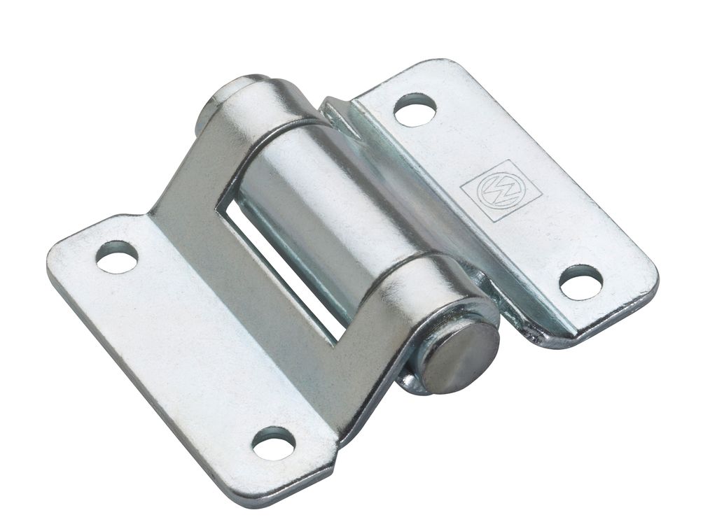 Charnière L 75 × l 60 × H 20,5 mm, zinguée